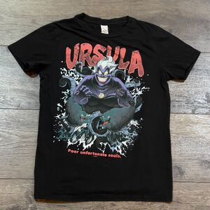 Walt Disney The Little Mermaid Ursula Black Graphic T-Shirt - Men's Size Small